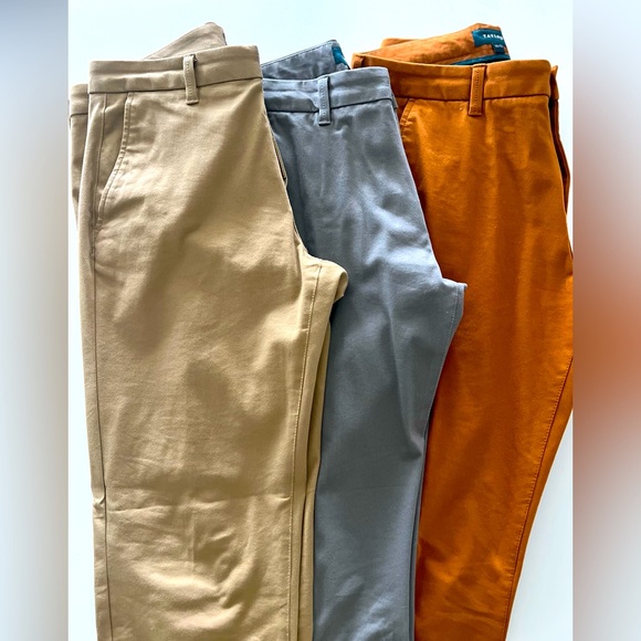 FOUR PANTS: Taylrd slim fit flat front pants 32/32 - Picture 2 of 14